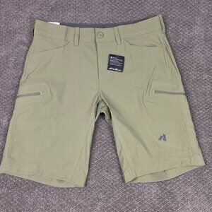 Eddie Bauer First Ascent Guide Pro Shorts Men's 36 Green Khaki Olive Hiking NWT